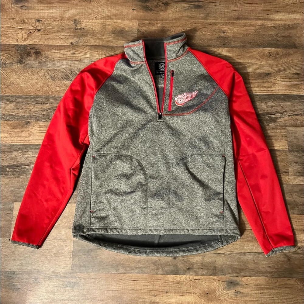 Detroit Red Wings 1/4 zip sweater